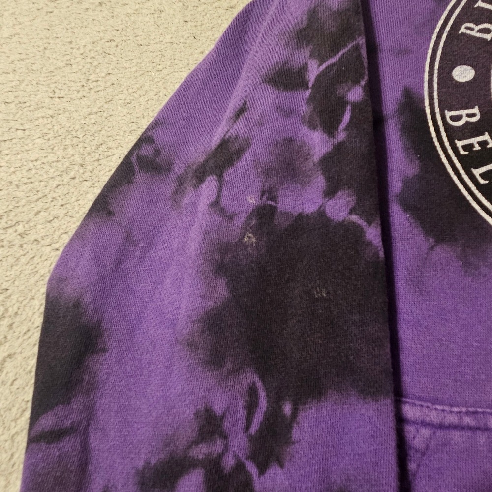 BlackCraft Cult Believe In Yourself Purple Tie Dye Pentagram Hoodie Mens Small - Picture 7 of 7